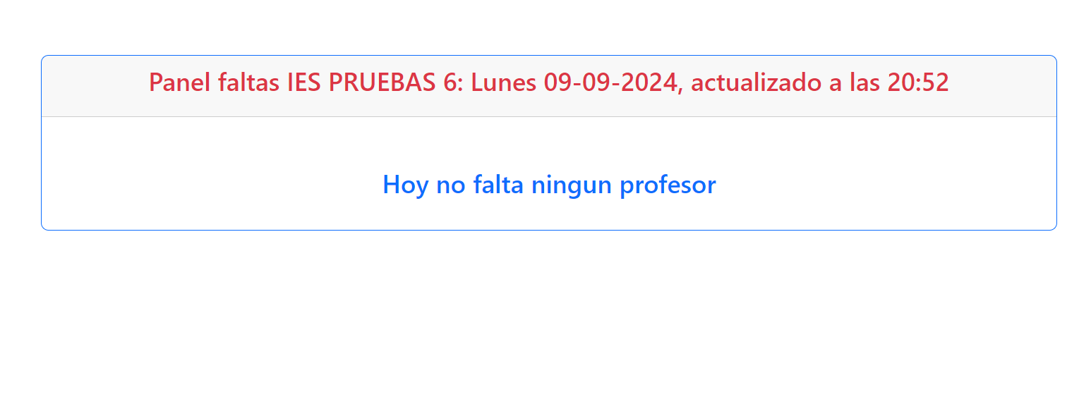 sustituir profesor